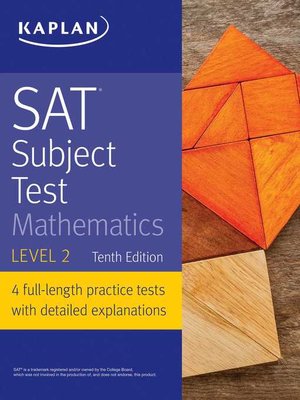 cover image of SAT Subject Test Mathematics Level 2